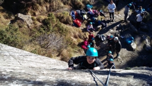 Accompagnement escalade sécurité Béarn