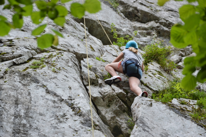 Initiation escalade vallée d'Ossau Pau