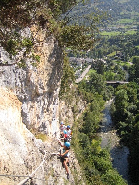 groupe incentive canyoning escalade Pyrénées