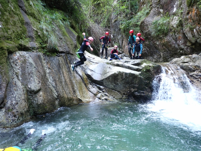 canyoning aquatique cascade