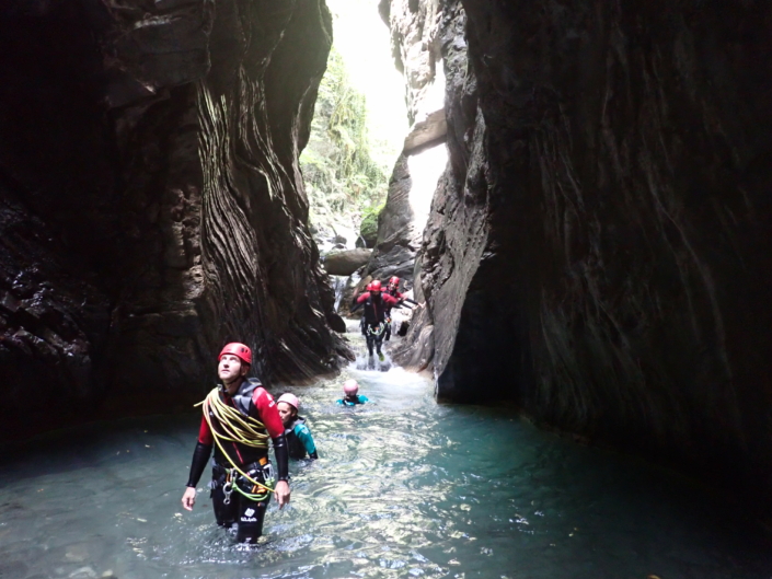 équipements sécurité canyoning